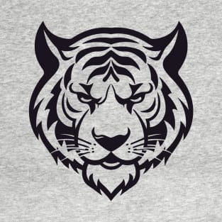 Tiger head black and white T-Shirt